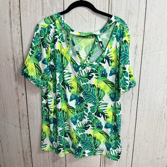 Sew in Love Palm Tree Blouse - Picture 4 of 7